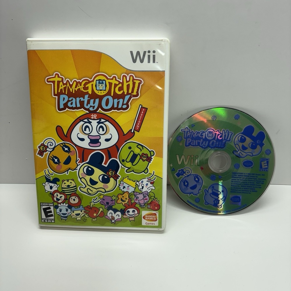 Tamagotchi‎ Party On - Nintendo Wii No Manual TESTED